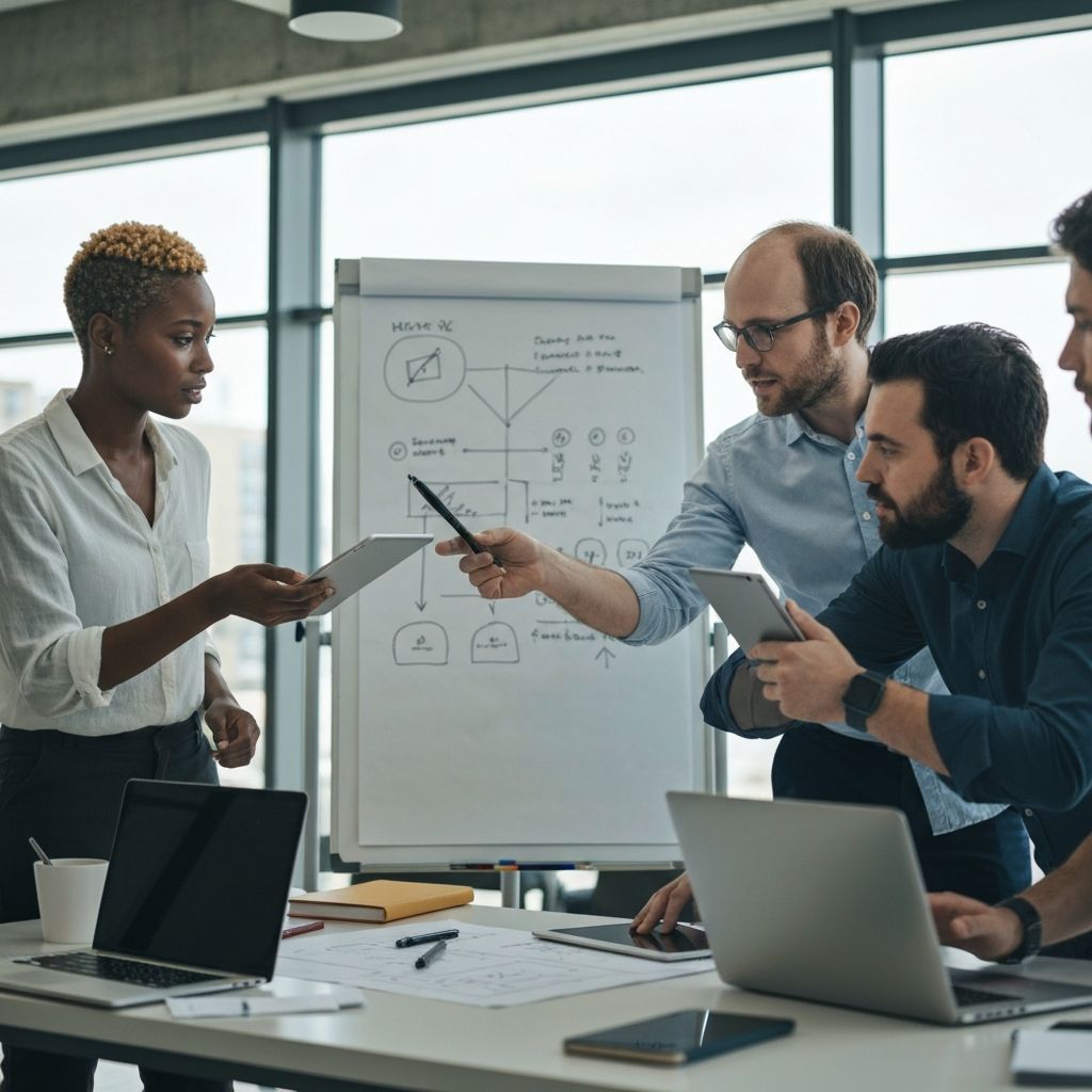 DeviceWerks team collaborating on solutions